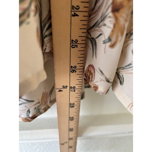 Anthropologie Entro Paisley Print Sleeveless Tiered Boho Chic Blouse Floral Acce - Picture 8 of 9